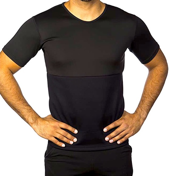 New! HOT SHAPERS Cami Hot Men / Compression Shirt Shape-wear / Suit for Workout - Picture 1 of 16